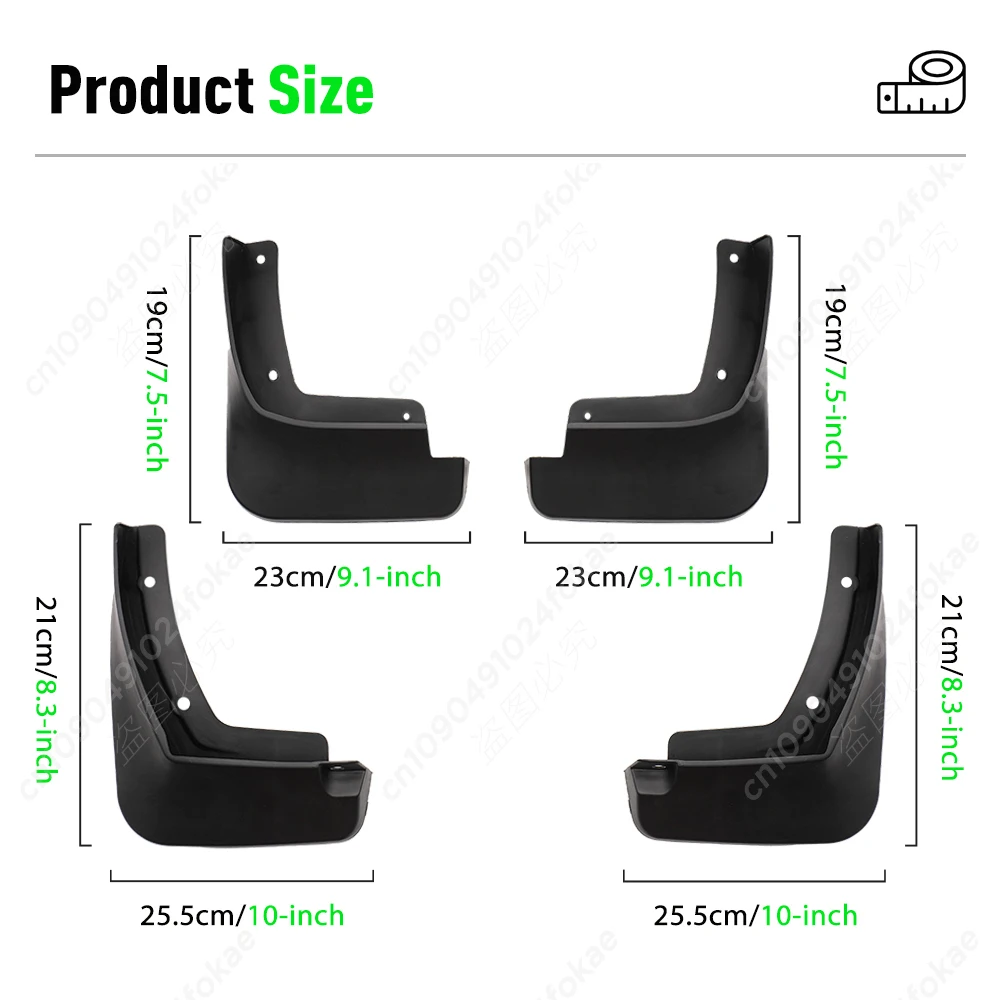 For Hyundai Elantra CN7 2021 2022 2023 Fender Mudguard Mud Flaps Guard Splash Flap Mudguards Car Accessories