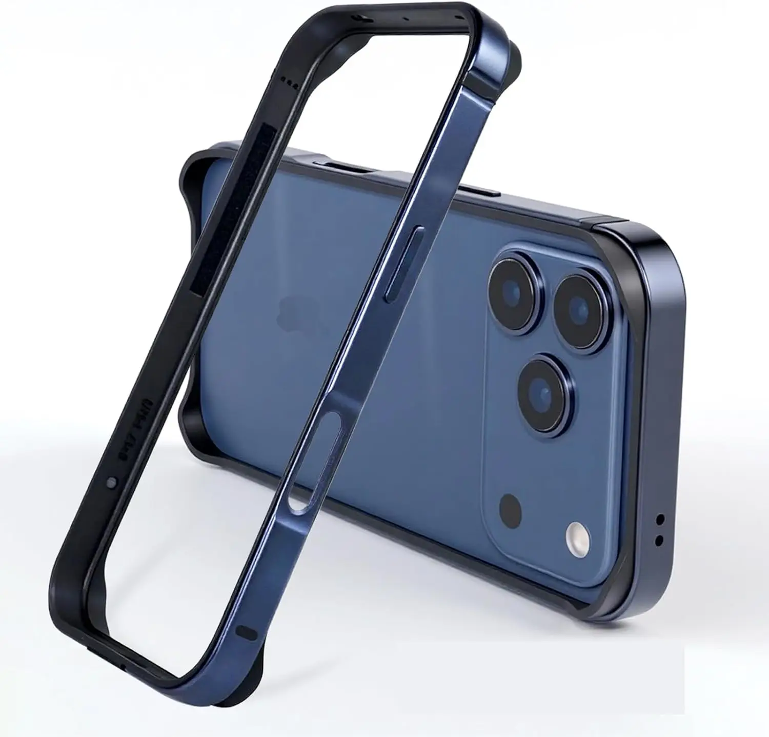 Aluminium Metall Bumper Slim Case für iPhone Air 17 16 E 15 14 13 12 11 Pro Max Plus 16E 17Pro iPhone Weiche Innere Telefonrahmenabdeckung
