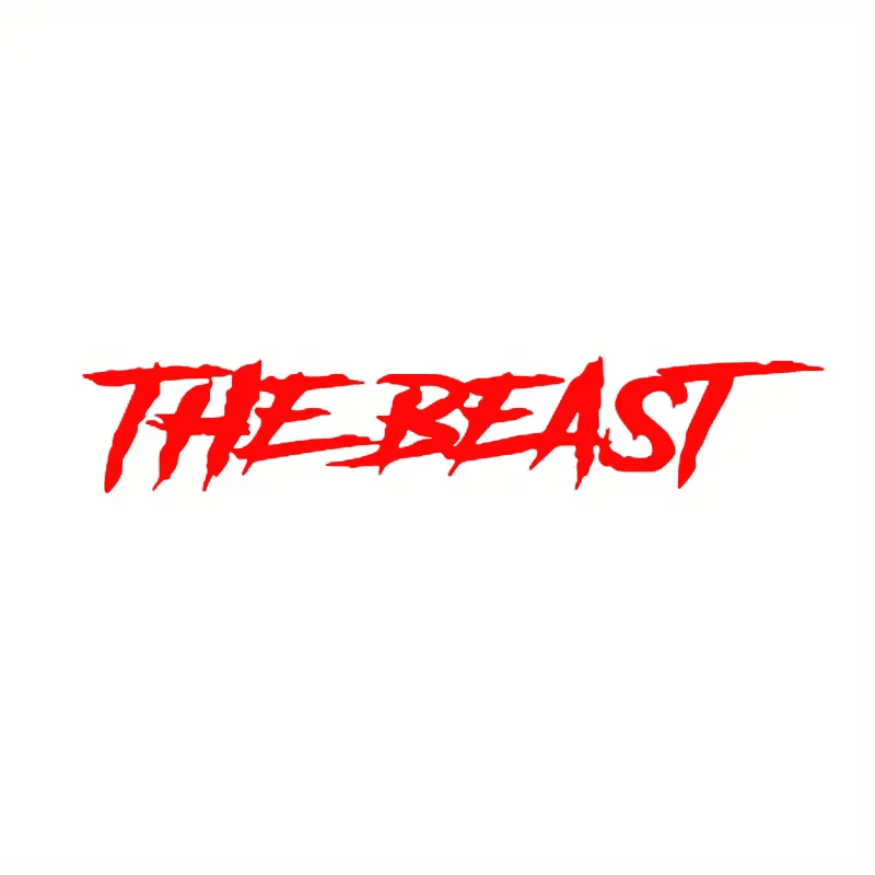LYKX The Beast ملصق سيارة سيارة دراجة نارية شاحنة نافذة الوفير المحمول ملصق حائط من الفينيل