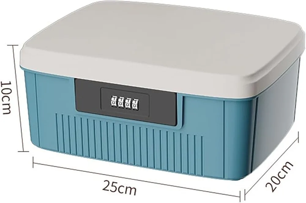 Really Useful Box 4 Liter Secure Storage Locking Box With Ample Capacity To Medication Organised