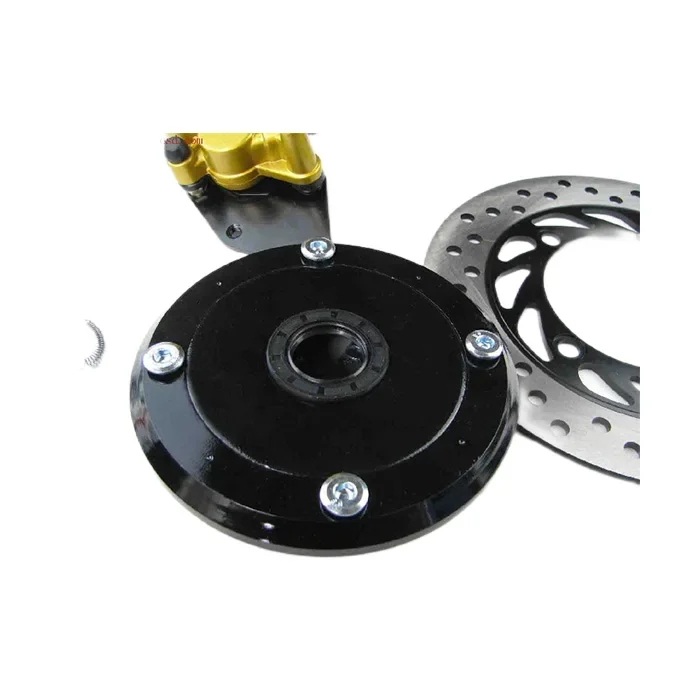 Hydraulic brake kit for rear wheel of disc brake after upgrading motorcycle