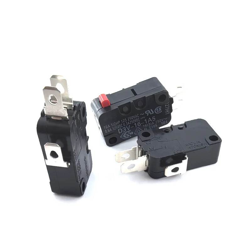 Original D3V-16-1A5 16A125/250V current car wash machine limit large microswitch normally open (closed)