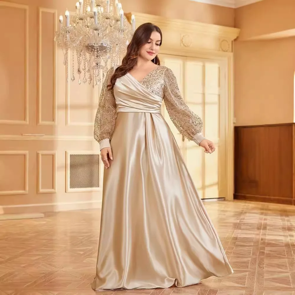 

Длинное платье размера плюс Sve Dr, вечернее платье на день рождения, свадебное платье 2XL, круглое Ne синтетическое волокно с низкой талией, церемония для взрослых