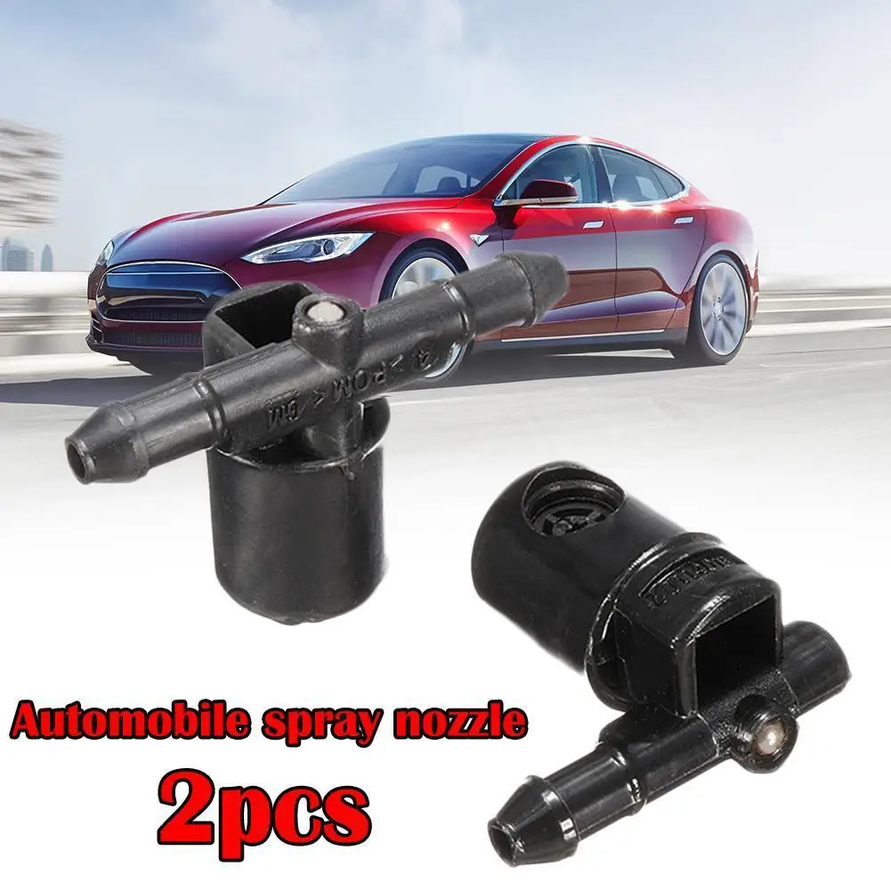 2pcs Car Spout Car Windscreen Washer Jets Mist Spray Nozzle 12782508 12782509 For Opel Astra G H Zafira A B Corsa D