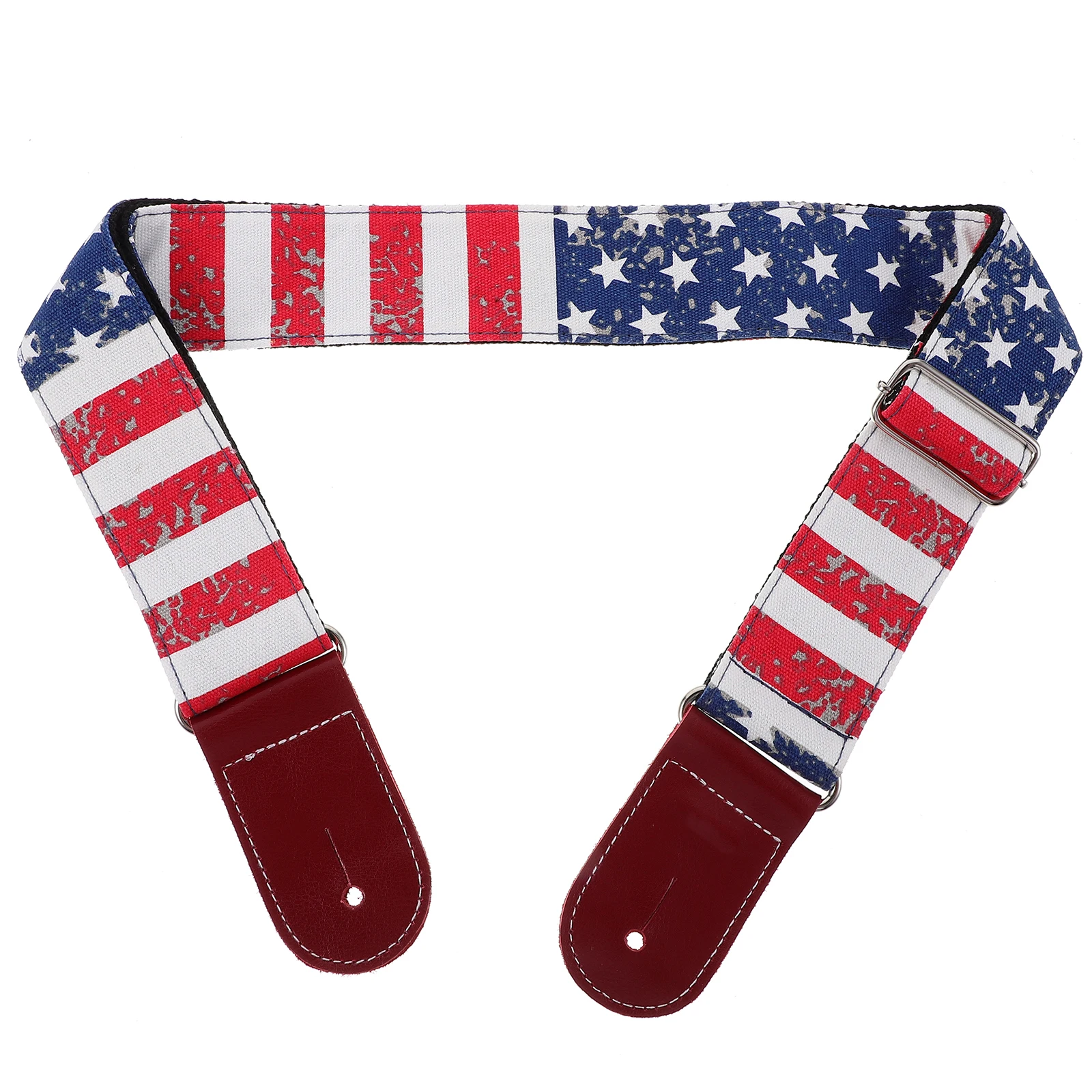 

Guitar Strap Shoulder Padded Printing Adjustable Bass Straps PSG188C Blue US Flag Pattern Replacement Sling Long Use