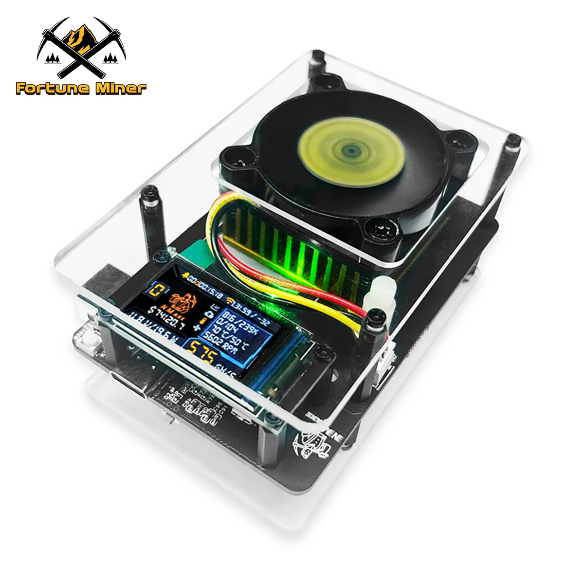NMAxe Bitaxe Miners Solo Lucky Miner BM1366 ASIC Chip 500GH/s Open source Bitcoin Miner Loterij Miner Machine Thuisgebruik BTC BCH
