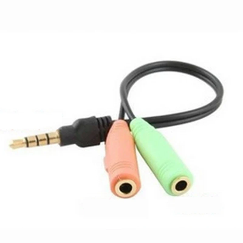 Câble adaptateur audio pour Chlor3.5 mm mâle 4 pôles pour touristes, répartiteur audio femelle 3.5mm, 1 pièce