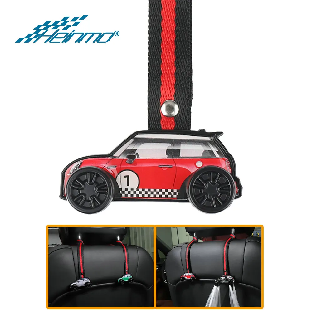 Cartoon model seat back storage decoration multifunctional hook car accessories For MINI Cooper F54 F55 F56 F60 R55 R56 R60 R61