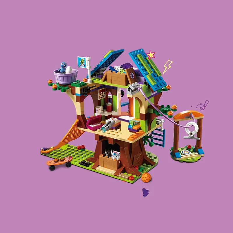 Modern Tree House Building Blocks Classic City Villa Apartment Moc Set 41335 Model Friend DIY Assemble Bricks Toys Gift For kid