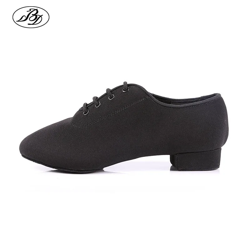 BD Dance Shoes Boy Standard Latin Dance Shoes Canvas Split Sole Child Dancing Shoes Soft