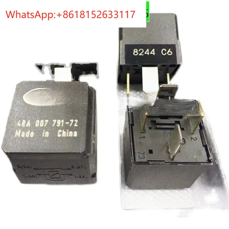 10 Uds nuevo original 4RA 007 791-72 relé automotriz de 4 pines 12V 4RA007791-72