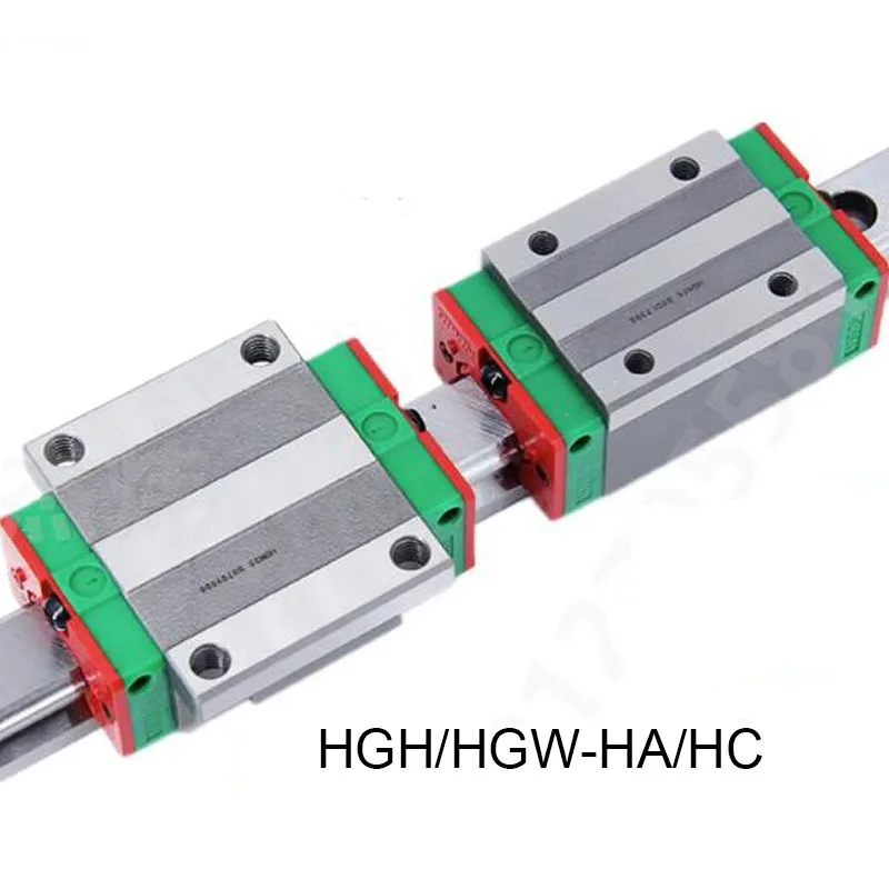 

New Original Linear Guide Rail Slider Block HGH15HA HGH20HA HGH25HA HGH30HA HGH35HA HGW15HC Alloy Steel For 3D Printer CNC