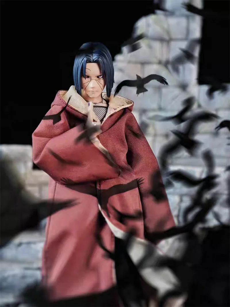 1/12 مقياس كلاسيكي أنيمي شياو منظمة Uchiha Itachi القاحل التناسخ رداء صالح 6 "shf عمل الشكل نموذج الجسم