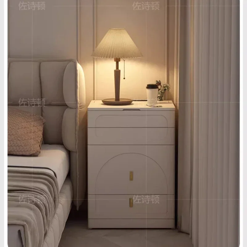 

Dresser small bedroom modern simple small apartment bedside chest cabinet dressing table integrated flip mini storage cabinet