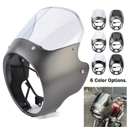 GB 350 Headlamp Windscreen Motorcycle Front Headlight Fairing Protection Windshield For Honda GB350 GB350S / GB 350S 2023-2024