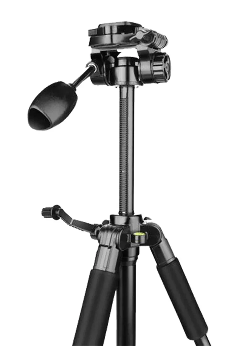 Lightweight aluminum camera tripod universal mounting bracket with bag remote control