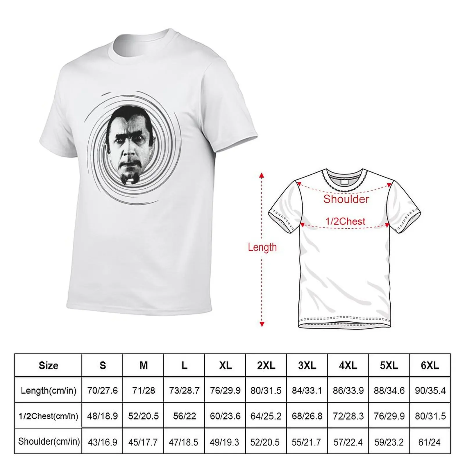 White Zombie / Bela Lugosi Hypnotism T-Shirt Moisture Wicking Athletic T-Shirt