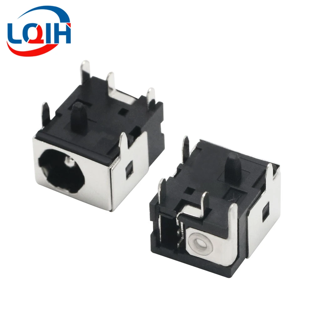 10Pcs DC-044A 5.5x2.1mm DC Power Female Socket Supply Connector 5.5*2.5mm 5 Pin Panel Mount Jack Plug Adapter Connectors