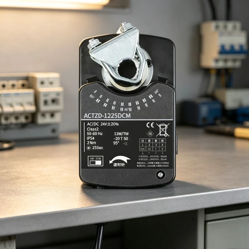 Industrial Damper Actuator Modulating Angle 4-20mA Analog On-Off Valve Drive Controller HVAC