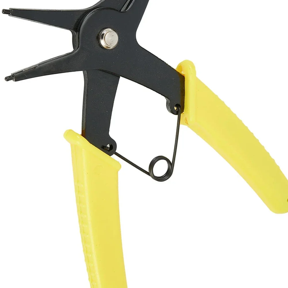 2 In 1 Circlip Pliers Set Snap Ring Pliers Multi Crimp Removable Plier Head Retaining Circlip Pliers Hand Tools