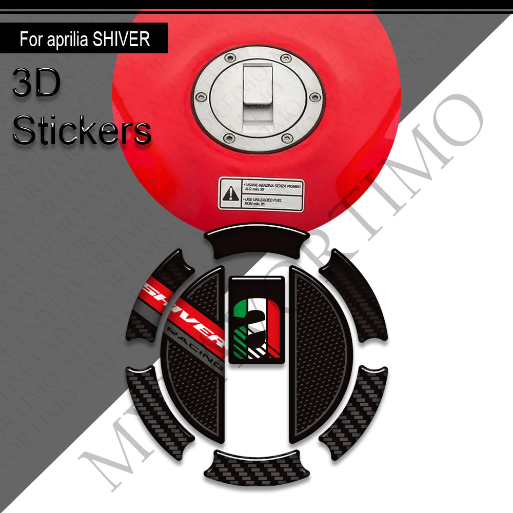 

Motorcycle For Aprilia SL 750 900 Shiver Tank Pad Cap TankPad Grips Gas Fuel Oil Kit Knee Stickers Decals Protector