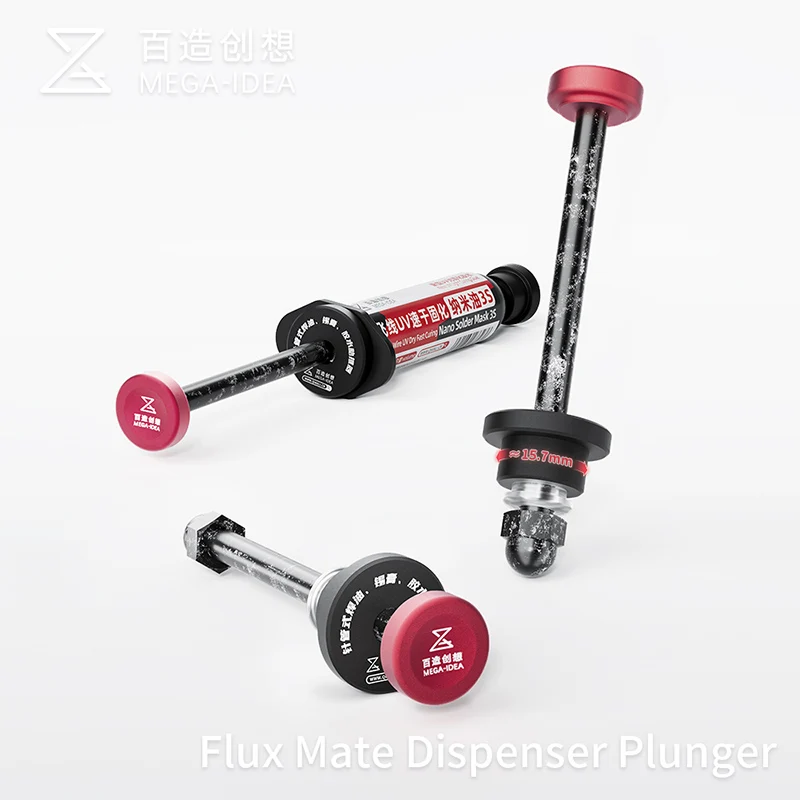Imagem -02 - Qianli Mega-ideia Aluminum Alloy Seringa Push Rod Booster Colar Fluxo Soldagem Solda Empurrador de Óleo Universal Propulsão Ferramenta