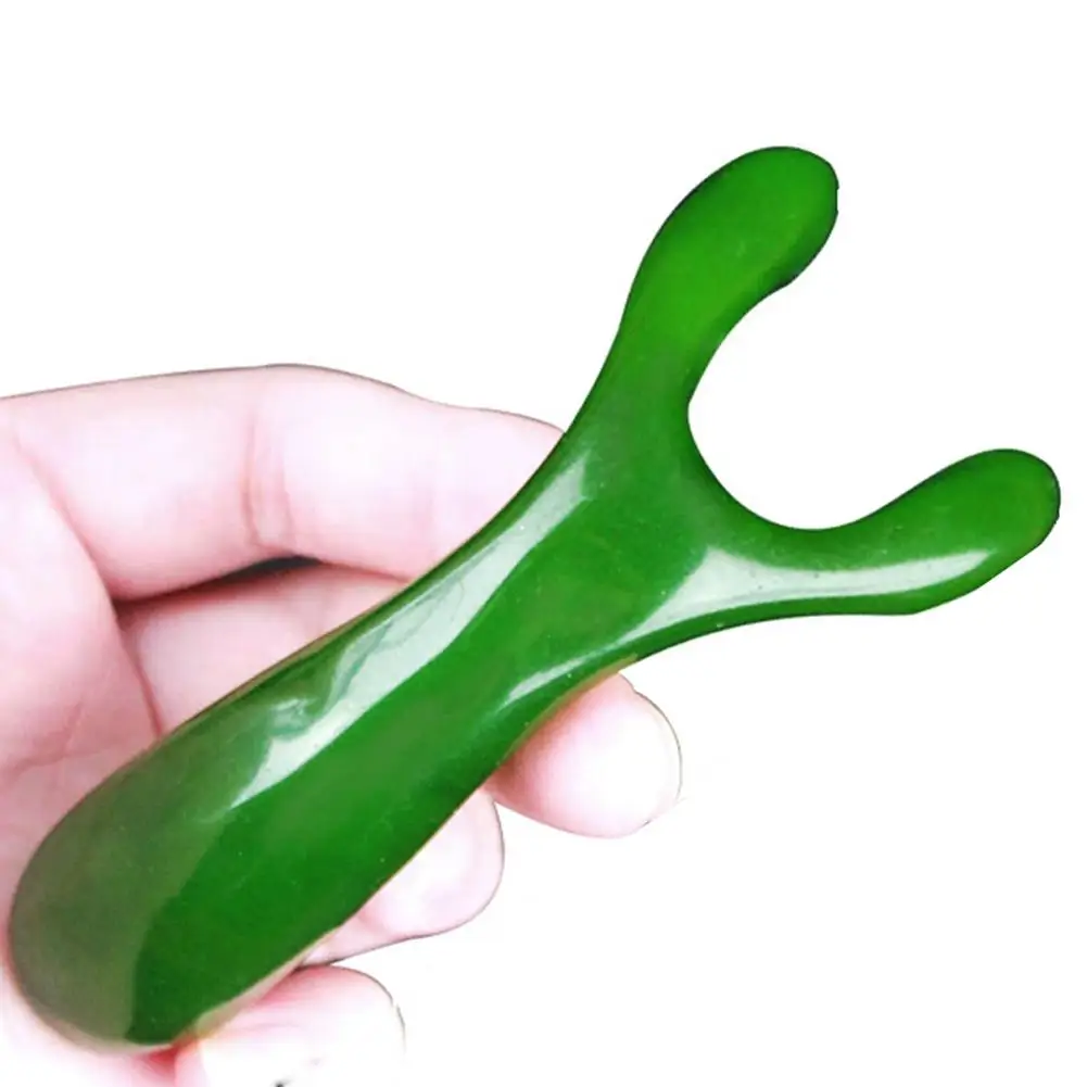 

Resin Face Lifting Scraping Massage Nose Lifting Massage Nasal Nose Fork Y-shape Massage Scraping Two-angle Puffiness Reduc D8M4