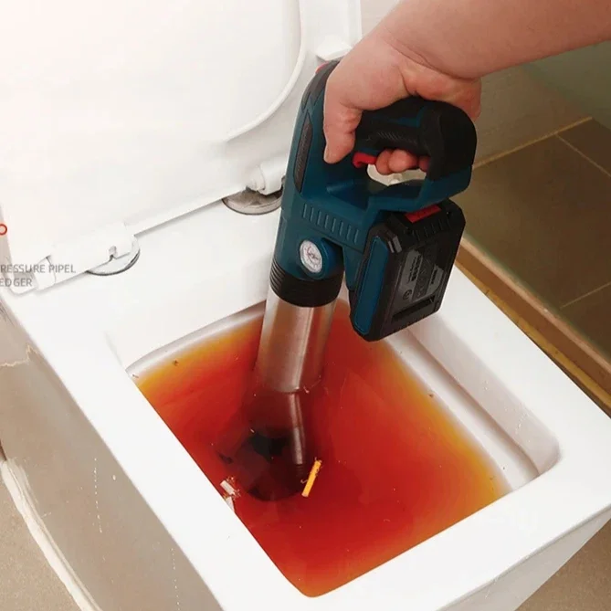 Pipe drain cleaner air power toilet dredge drain opener toilet plunger for clogged pipe bathtub