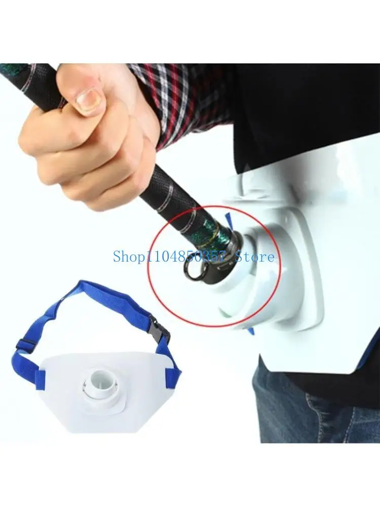 

652F удочка, поддерживающий ремень, оборудование, нескользящий рыболовный пояс, держатель поясного ремня для рыбалки, кронштейн