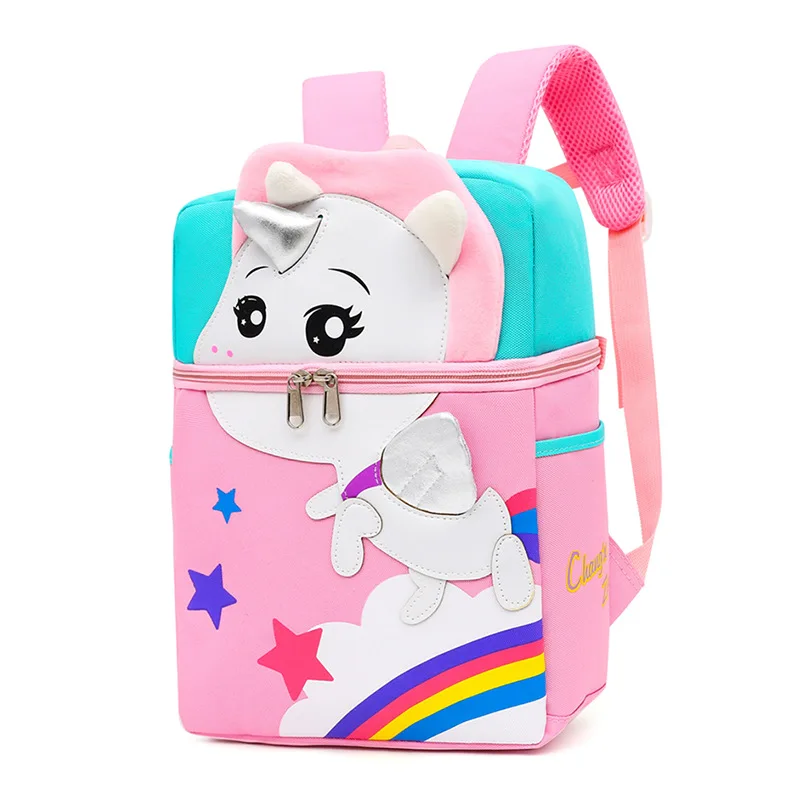 Mochila escolar con dibujos de animales para niños y niñas, mochila escolar de dinosaurio de alta calidad para guardería