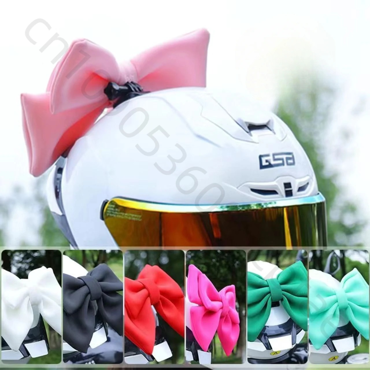 Motorcycle Helmet Butterfly Knot Decoration Motocross Riding Helmet Decor Helmet Sticker Accessories Styling for Women Cosplay