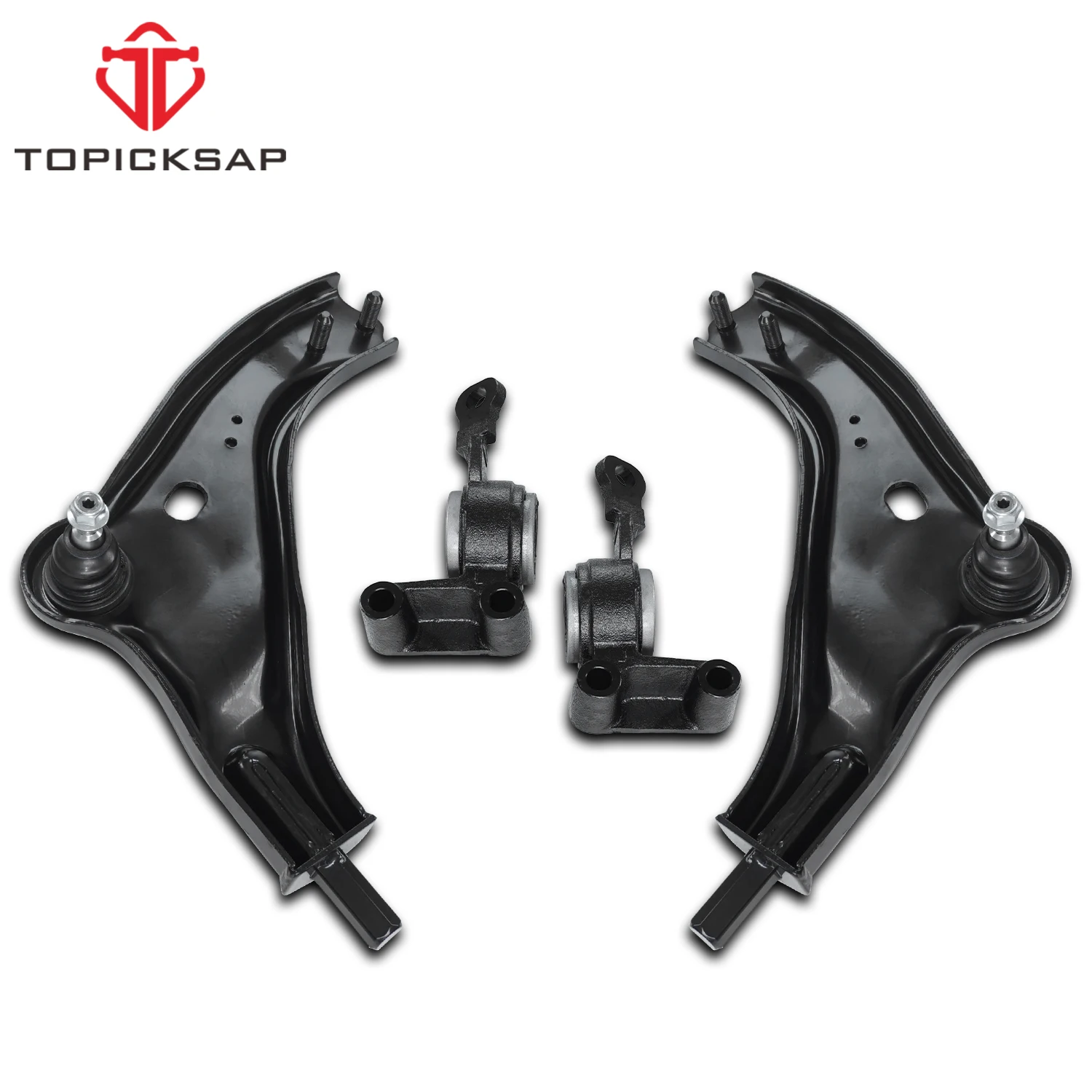 AzbuStag 4pcs Front Lower Control Arm with Bushings Suspension Kit Replacement For 2007-2014 Mini Cooper