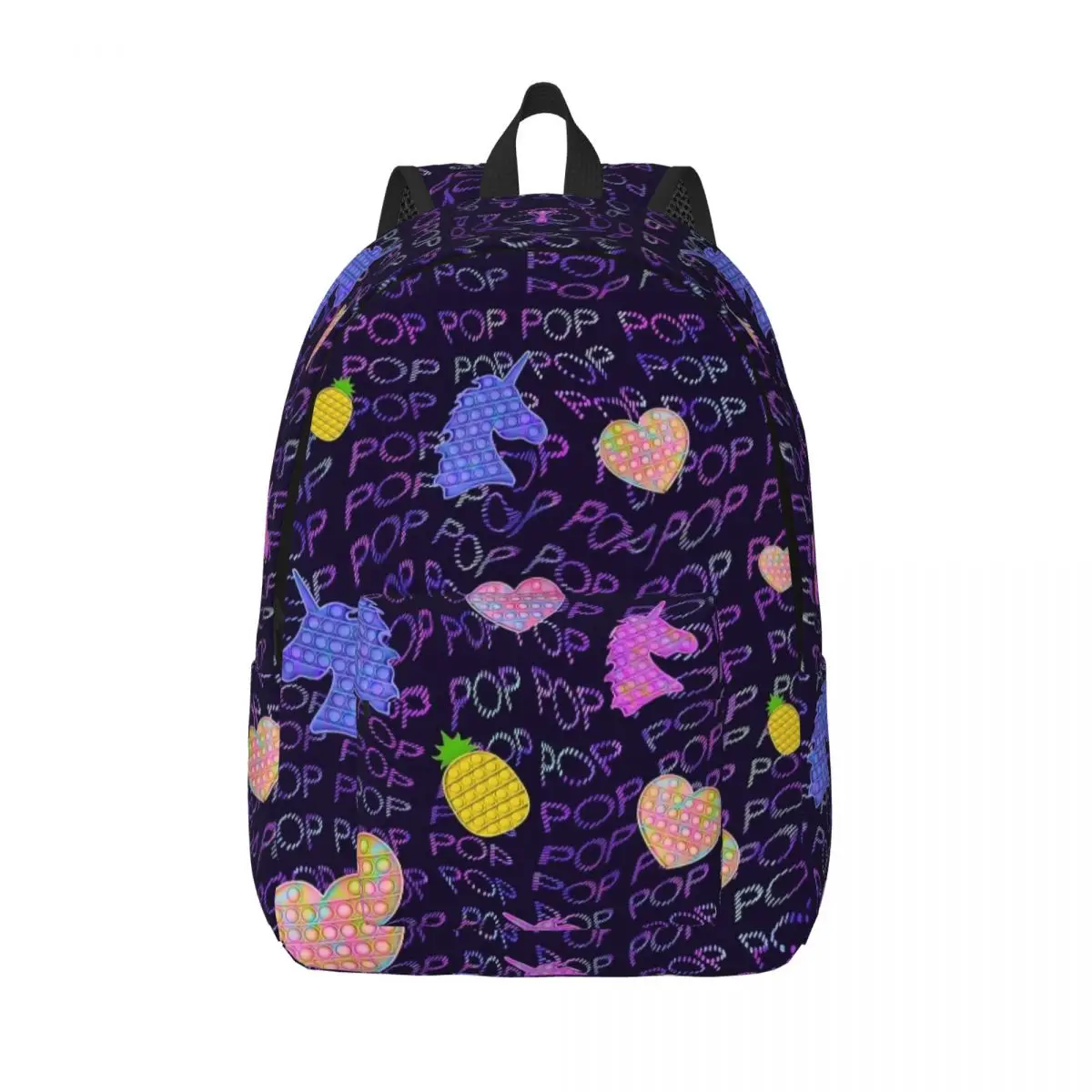 Sac à dos à motif imprimé Pop Fidget pour enfants, cartable pour garçons et filles, sac à dos pour enfants, école maternelle alth