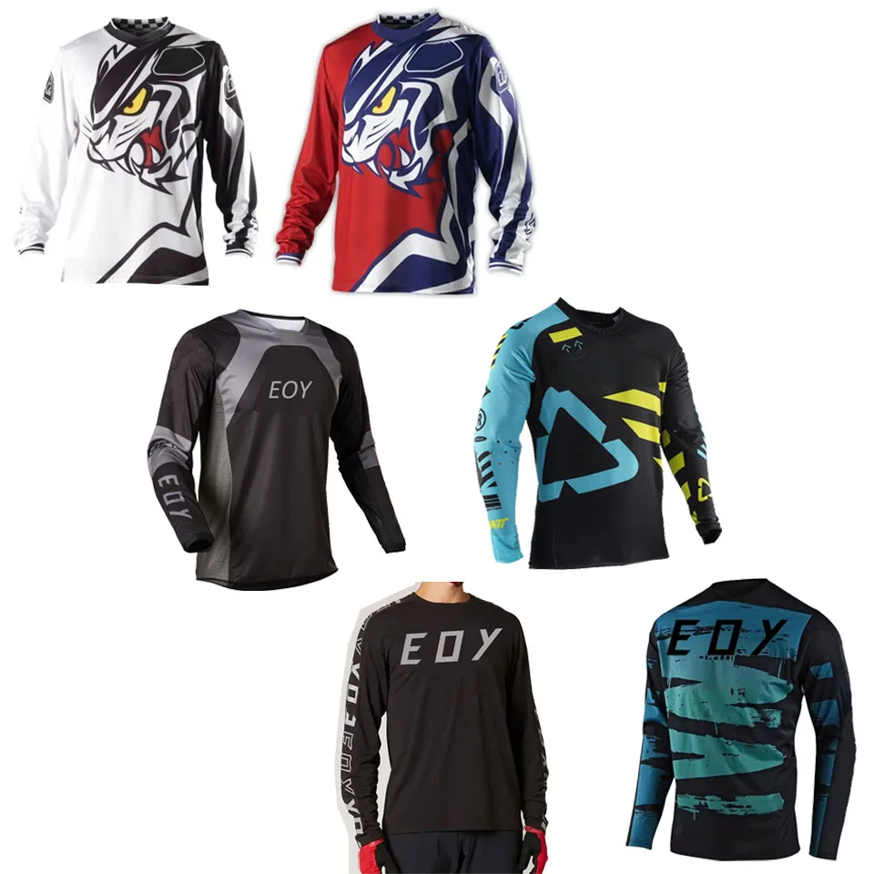 

2026 Motorcycle Downhill Jersey Bikefox Moto T-shirts MTB BMX Mountain Bike Clothing Enduro Motocross Downhill Racing T-shirt