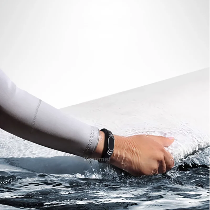 Cinturino da polso regolabile 125Khz ID EM4100 bracciale impermeabile Touchable Access Control Tag Token Electric Lock Cards