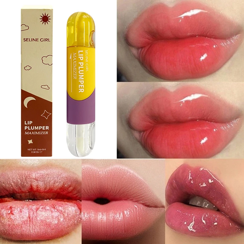 Instant Volumising Lips Serum, Plumper Repair, Reduzir Linhas Finas, Óleo Labial, Fuller Filler, Bigger Lips, Hidratar, Sexy, Cosméticos