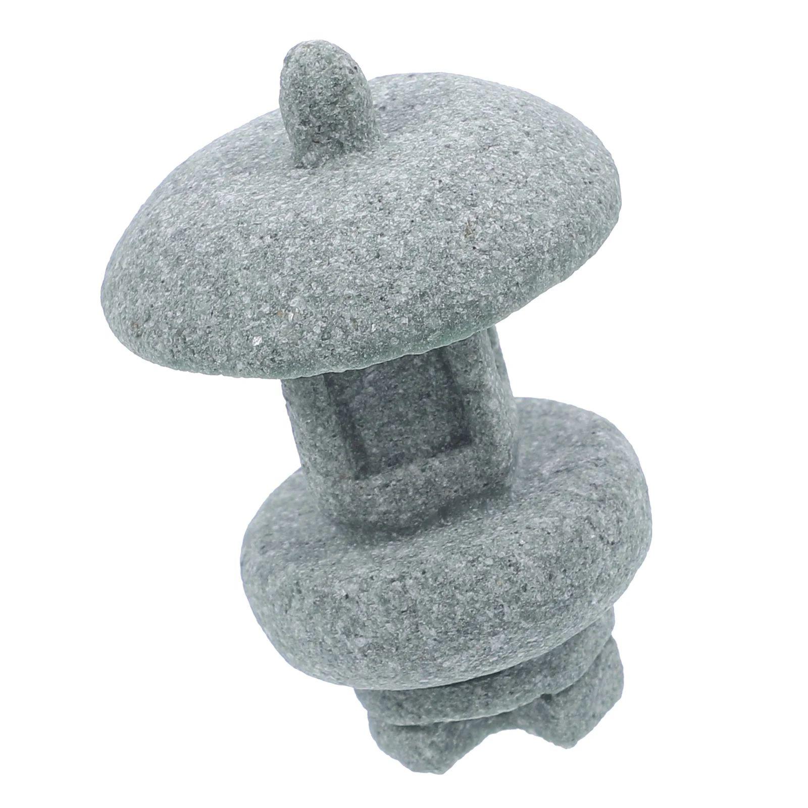 Lanterna Statua di pietra Mini padiglione in miniatura Acquario Resina Mestiere Pagoda Decor Decorazioni da giardinaggio Figurina di fattoria