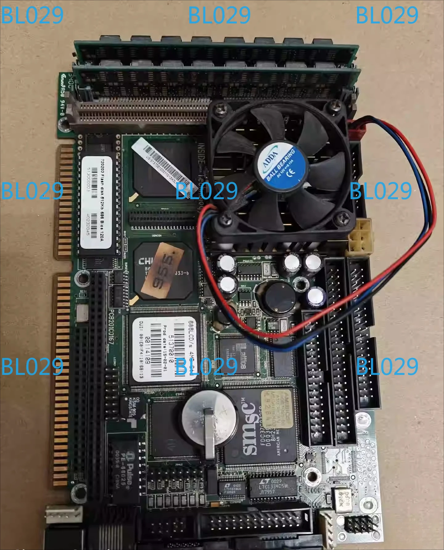 

Оригинальная материнская плата промышленного компьютера 686LCD/S (разборка), 786LCD/ST PLUS