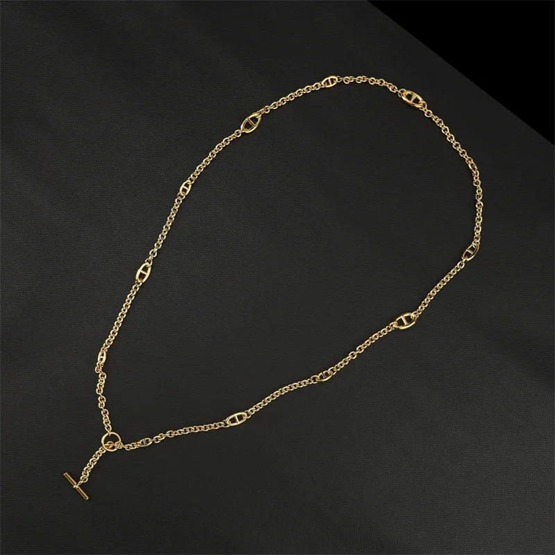 Farandole Long Necklace featured in Sterling Silver Or In Sterling Gold Color