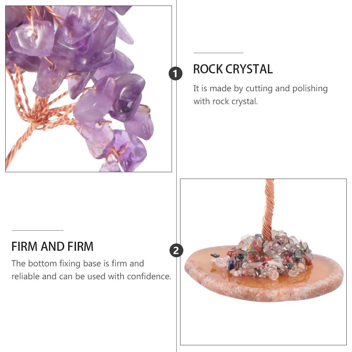 

1Pcs Lapis Crystal Money Tree Ornament Delicate Handmade Natural White Crystal Feng Shui Wealth Prosperity Desktop