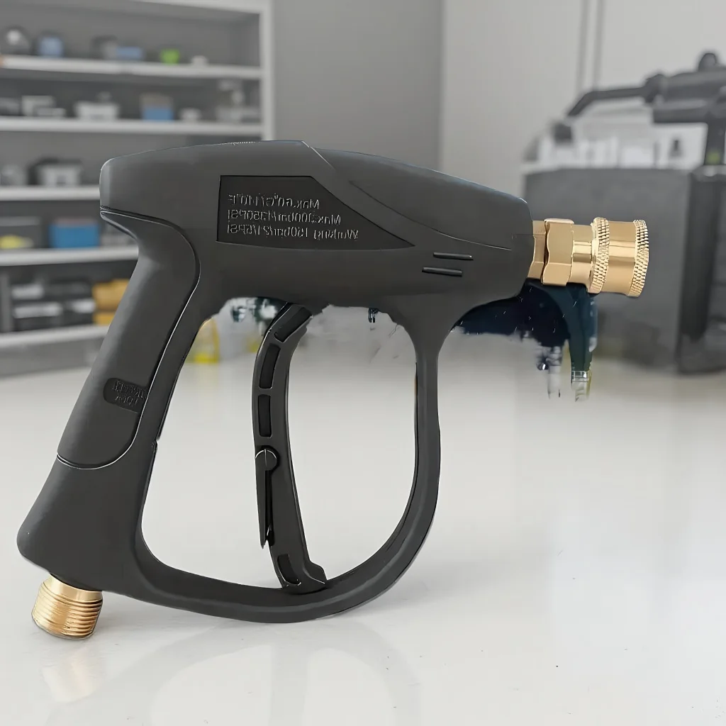 

High Pressure Fan Shaped Car Wash Water Gun - Aluminum Core Quick Insert Nozzle Union