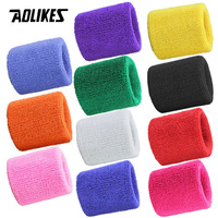AOLIKES 1PCS Wrist Brace Support Wrap Tennis Wristband Sport Sweatband for Gym Basketball Volleyball Hand Sweat Band Polsband