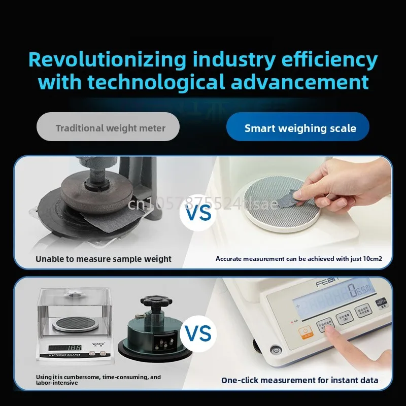 Fabric Sampling Fabric Gram Weight Disc Paper Sampling Hand Pressure Sampler Textile Balance Gram Weight Meter