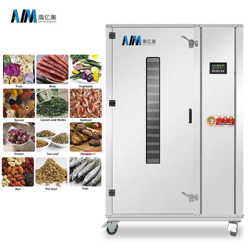 100Kg Miglior disidratatore automatico per alimenti Moringa Foglie Essiccatore per cavolo Essiccatore per bozzoli Grande scala