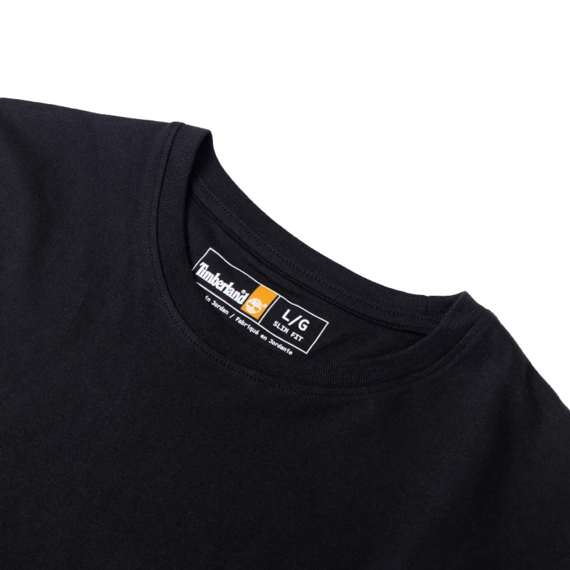 تي شيرت Timberland بأكمام قصيرة للرجال لممارسة الرياضة في الهواء الطلق والجري واللياقة البدنية كاجوال فضفاض يسمح بمرور الهواء A2Ekj001