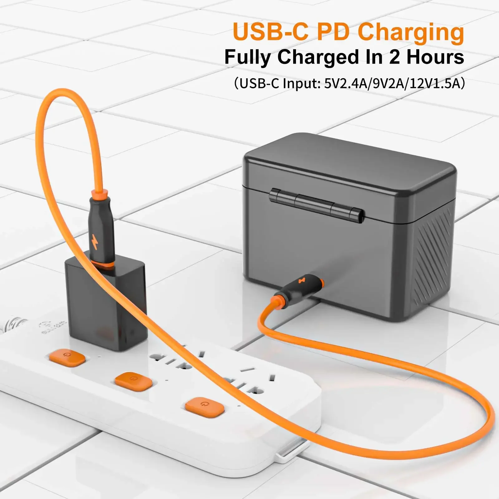 Zgcine Ps Om1 Fits for Dji Osmo Action Pocket 3 4 5Pro 6 Insta 360 Battery Charging Case For Usb-C Cable