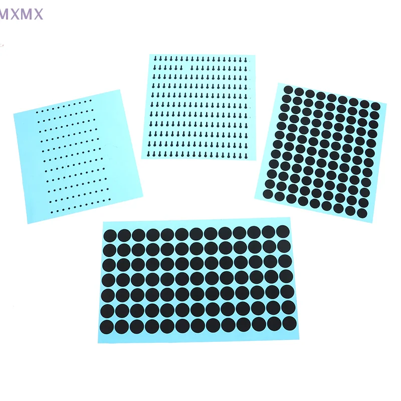 1.5/2/3.5/7/8/9MM Dia Black Conductive Rubber Pads Keypad Repair Kit For IR Remote Control Conductive Rubber Buttons