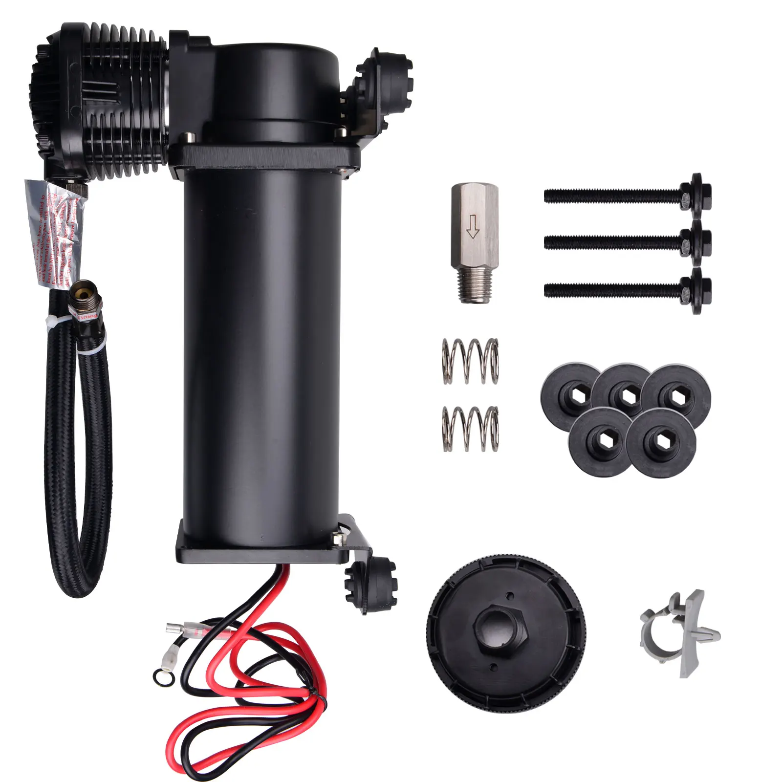 Super Silent 70DB SQ495 DC 12V 300PSI OUTLET 3/8 or 1/4  Car Air Ride Suspension Compressor/ Pump Universal