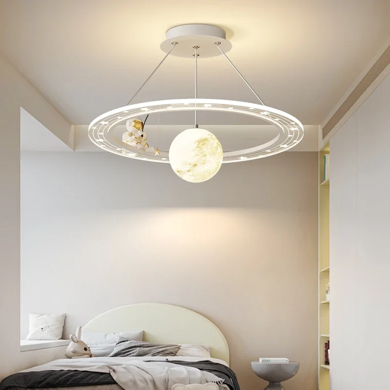 Lámpara colgante LED nórdica para habitación de niños, dormitorio, sala de estar, lámpara colgante, decoración, accesorio de iluminación colgante acrílico