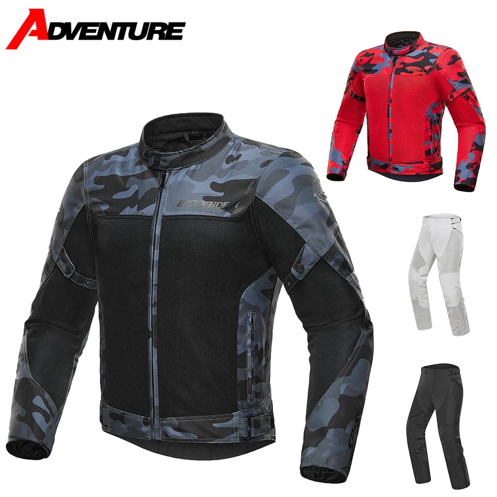 

Summer Motorcycle Riding Jacket Wear-resistant Anti Drop Off-road Breathable Riding Jacket Motorcycle Racing Protective Jacket